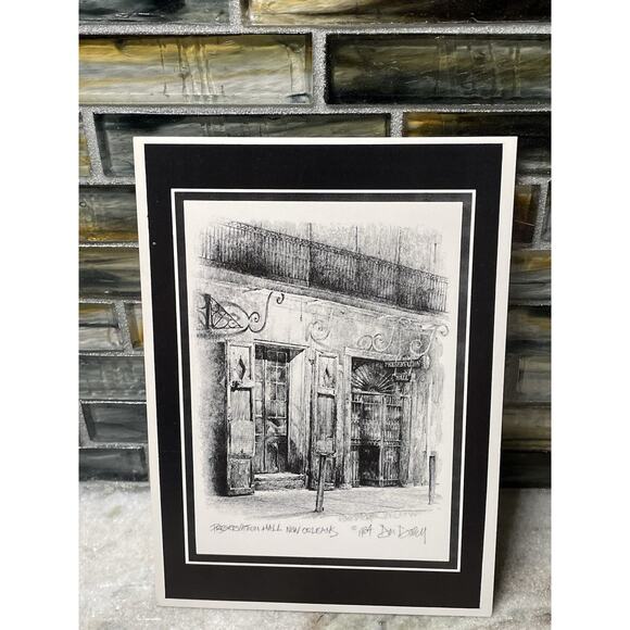 Vintage 1976 Royal Street Preservation Hall New Orleans Don Davey Postcards - Picture 2 of 10